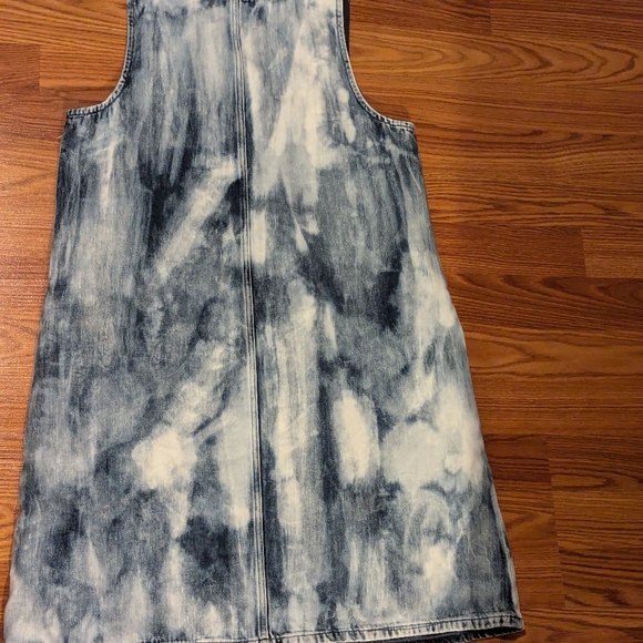 rag & bone Naia Tie-Dye Denim Minidress - Picture 9 of 9
